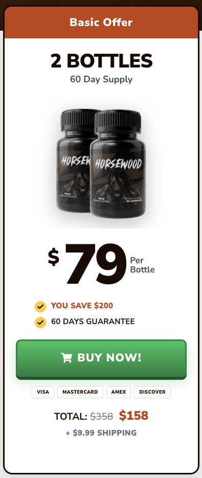 HorseWood package pricing